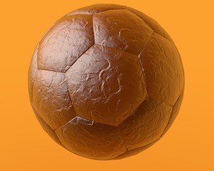 3d illustration of soccer ball