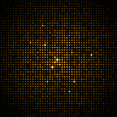 Golden Lights Background. Christmas Lights Concept. Vector illustration.