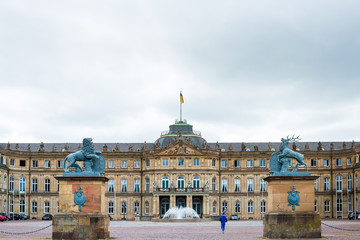 STUTTGART, GERMANY - June 25, 2018: New Palace Stuttgart, Germany