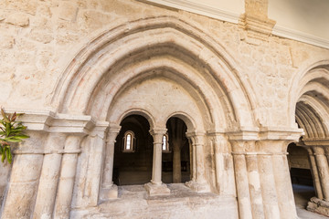 Fototapeta na wymiar Castromonte, Spain. The Roman Catholic monastery of La Santa Espina (Holy Thorn)