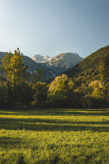 Obraz premium summer landscape in mountains