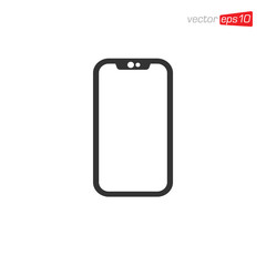 Smart Phone Icon Design Vector