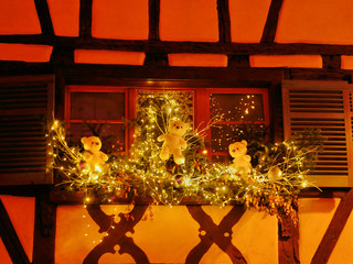 Weihnachtsdekoration in Colmar