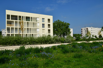 Les Mureaux; France - may 25 2019 : block of flats