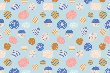 Modern and stylish abstract digital background with different shapes and line arts.