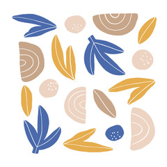 Cool print, minimalist t shirt design element. Contemporary graphic decor