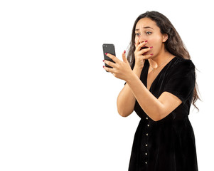 Expression and people Adult over 20 years of age. Cell phone.