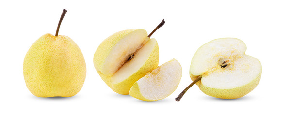 pear fruit  isolated on white background