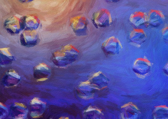 Abstract watercolor texture background, colorful bright splashes and strokes, dry paint on paper, artistic design pattern with contemporary art elements