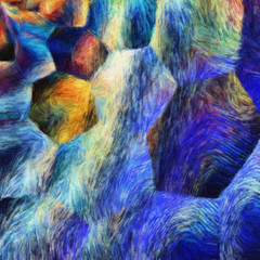 Abstract watercolor texture background, colorful bright splashes and strokes, dry paint on paper, artistic design pattern with contemporary art elements