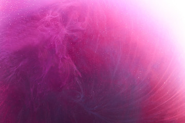 Abstract pink purple outer space background. Galaxy stars fantastic sky