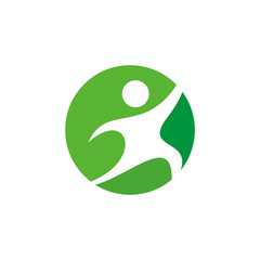 green leaf logo