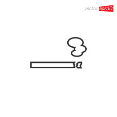 Smoking Icon Design Vector Template