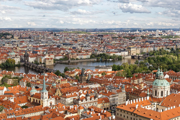 展望台よりプラハの街風景