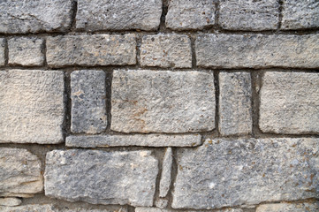 old white stone wall 