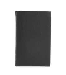 Book with hard cover isolated on white