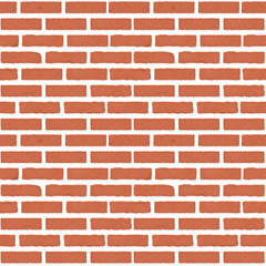 Brick wall seamless pattern. Background vector.