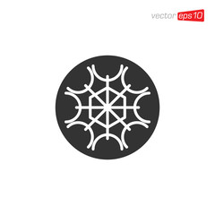 Snowflakes Icon Design Vector Template