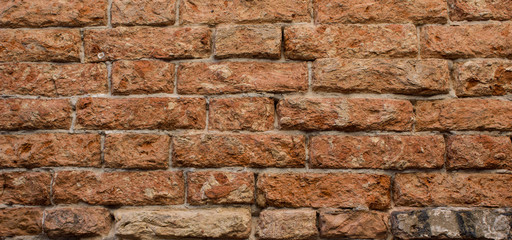 Red brick wall texture