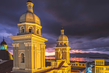 Cathedral Santiago de Cuba night