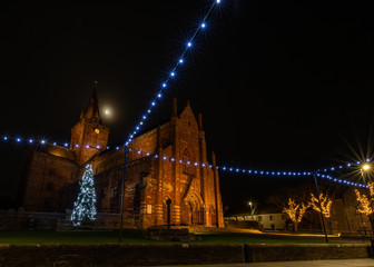 Fototapeta na wymiar Saint Magnus Christmas Orkney