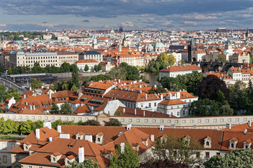 展望台よりプラハの街風景
