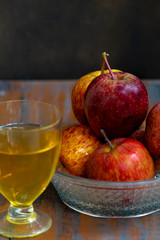 apples and apple juice