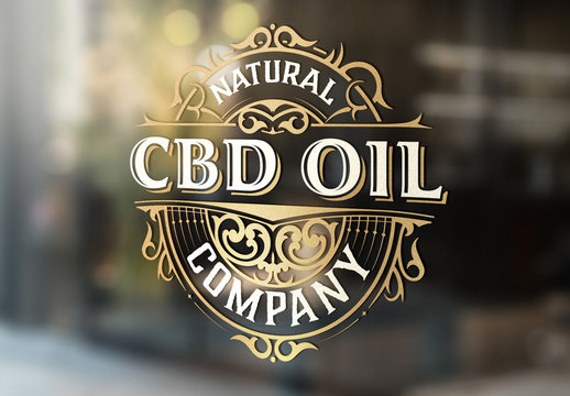Vintage Cbd Oil Logo