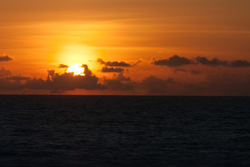 Orange Dämmerung