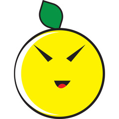 cartoon lemon characters