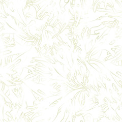 Fototapeta na wymiar Seamless tropical pattern with leaves. Graphic vector background.