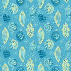  pattern with christmas toys