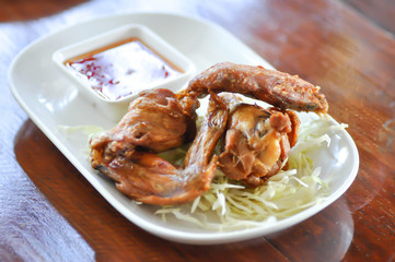 chicken wing or deep fried chicken