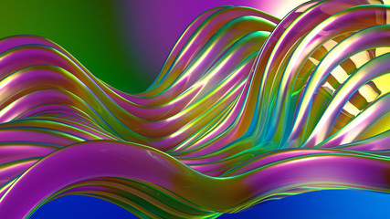Abstract colorful background. 3d illustration, 3d rendering.