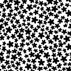 Floral pattern. Small flowers.Seamless vector texture.