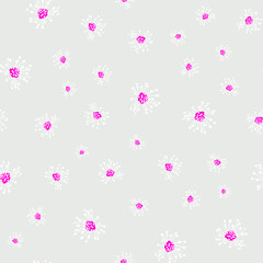 Floral pattern. Small flowers.Seamless vector texture.