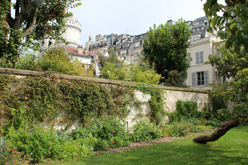 montmartre museum in paris (france) 