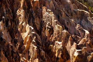 canyon, grands lavaka Ankarokaroka, Parc National Ankarafantsika, Madagascar