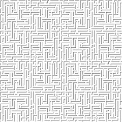Square grid. Maze. Striped geomitrical background. Stylish monochrome trellis. Sacred geometry background. 