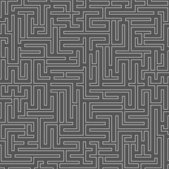 Square grid. Maze. Striped geomitrical background. Stylish monochrome trellis. Sacred geometry background. 