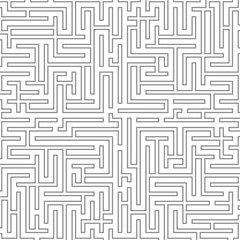 Square grid. Maze. Striped geomitrical background. Stylish monochrome trellis. Sacred geometry background. 