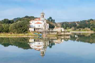 Fototapeta na wymiar countryside church at asturias, Spain