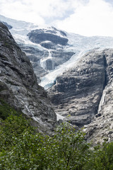 Wanderung zum Kjenndalsbreen Gletscher in Norwegen