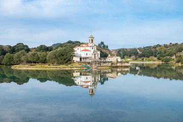 countryside church at asturias, Spain