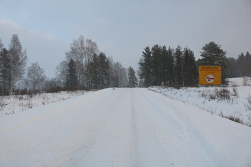 The road to the snow fairy tale