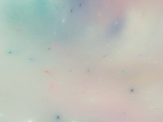 blue abstract fractal background 3d rendering illustration