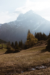 swiss landscapes and mountains