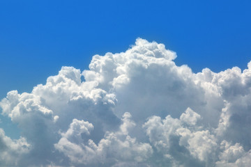 Naklejka na ściany i meble sky with big cloud single beautiful