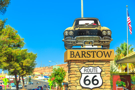 Barstow Sign Route 66