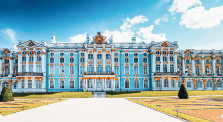 Katherine's Palace hall in Tsarskoe Selo (Pushkin).